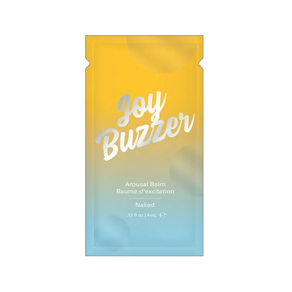 Joy Buzzer Clitoral Arousal Balm Naked .13 oz Foil