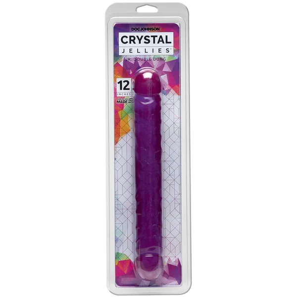 Jr. Double Dong Purple Jelly 12 Inch