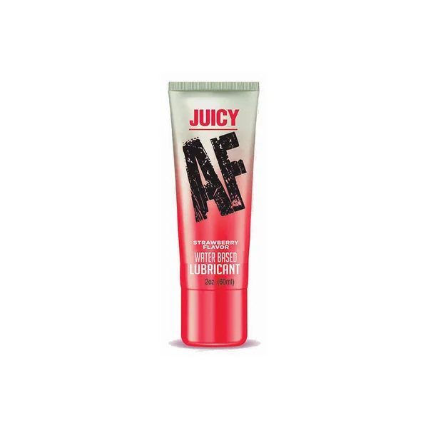 Juicy AF Water-Based Lube - Strawberry 2 oz.