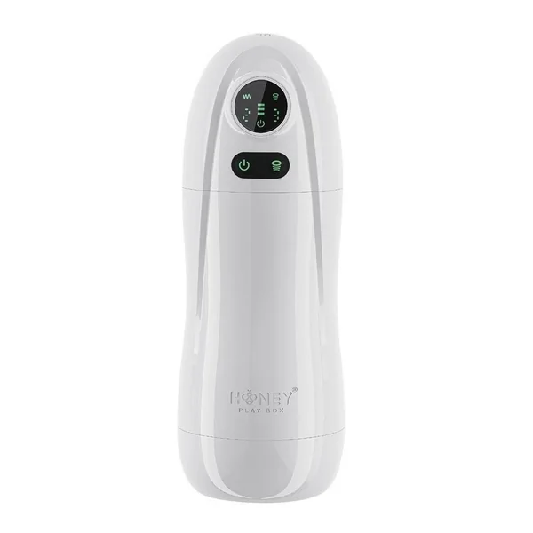 Kai 2 Automatic Sucking Vibrating Rechargeable Male Masturbator – White/Black