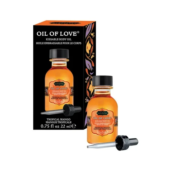 Kama Sutra Oil Of Love Kissable Body Oil .75oz – Tropical Mango