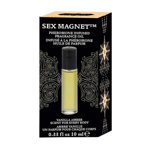 Kama Sutra Vanilla Amber Pheromone Roll-On Massage Oil 0.33 Oz
