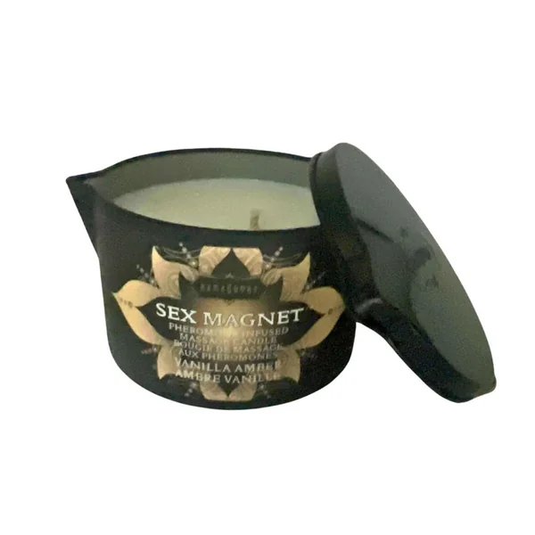Kama Sutra Vanilla Pheromone Massage Candle 6oz Intimacy Oil