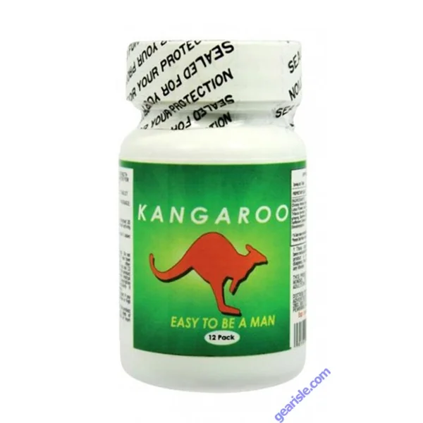 Kangaroo Green Max strength Be The Man Pill 12ct Bottle
