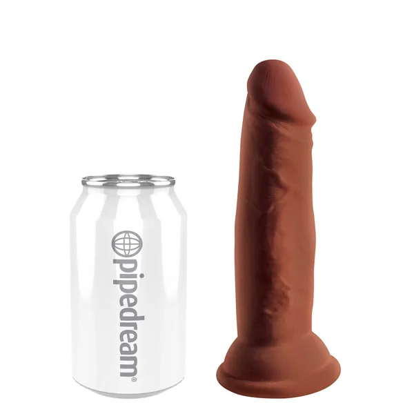 Kc Plus Triple Dense Realistic Dildo Cock 6 Brown