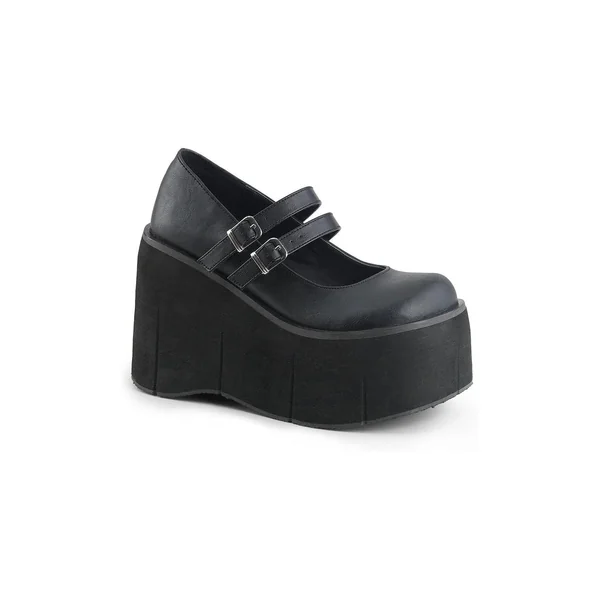 KERA-08 Lolita | Black Faux Leather