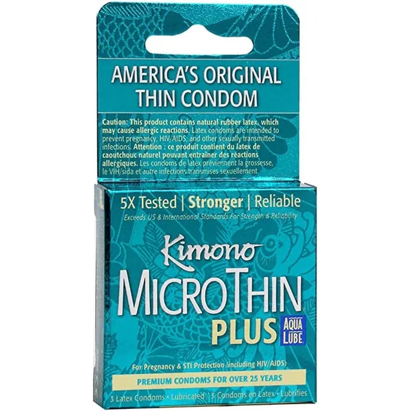Kimono Micro Thin Condoms with Aqua Lube
