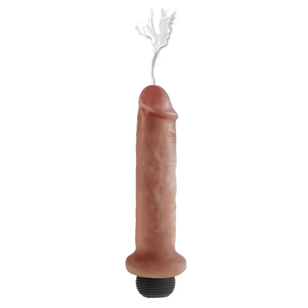 King Cock 7" Squirting Cock - Tan