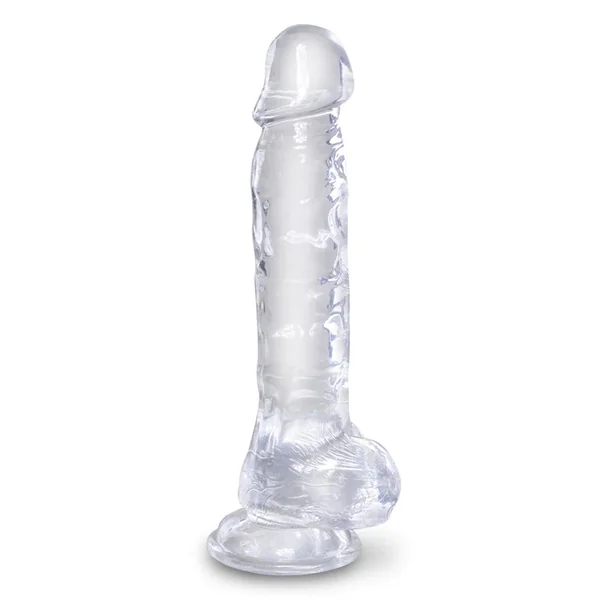 King Cock 8 Inch Suction Cup Dildo with Balls