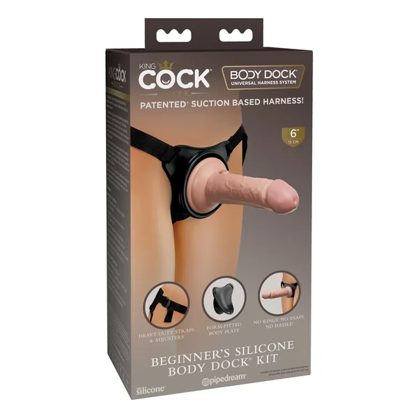 King Cock Elite Beginner's Silicone Body Dock Kit