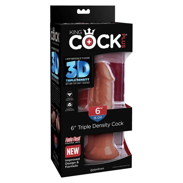 King Cock Plus 6" triple Density Cock