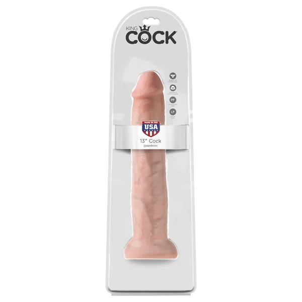King Cock Realistic Flesh 13 inch Dildo