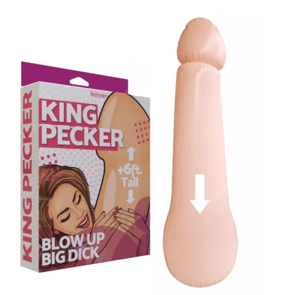 King Pecker Inflatable Penis Perfect Companion Bachelorette Party Item