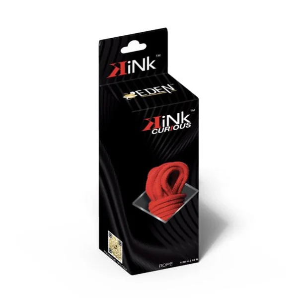 KINK CURIOUS BONDAGE ROPE RED