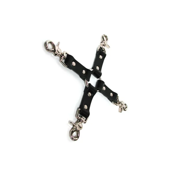 KinkLab Leather Hog Tie (Black)