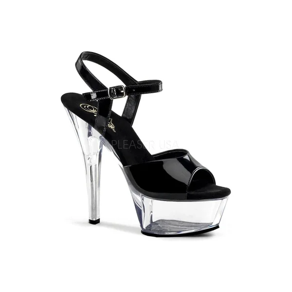 KISS-209 Platform Sandal | Black Patent