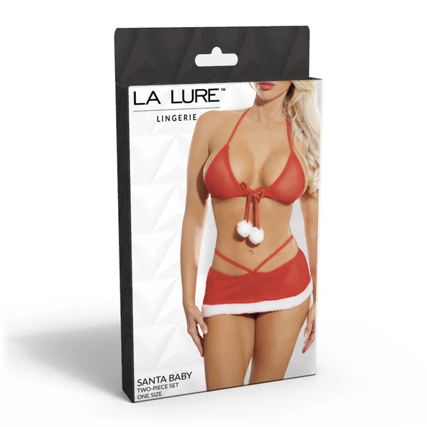 La Lure Santa Baby Two-Piece Set