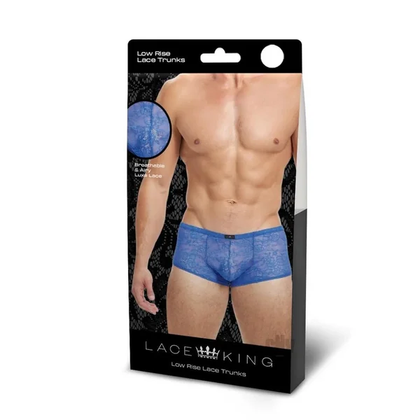 Lace King Lace Boxers L/xl Blu