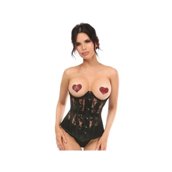 Lace Open Cup Underbust Corset