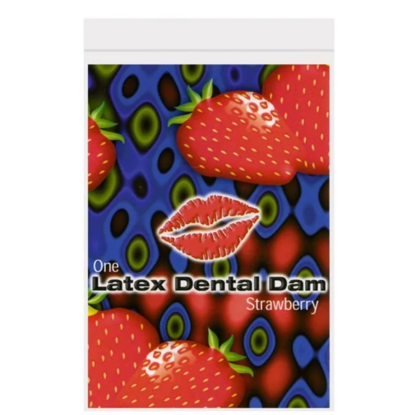 Latex Dental Dam - Strawberry
