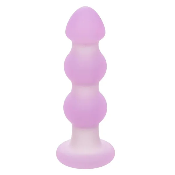 Lavender Haze Beaded Probe Silicone Rechargeable Anal Plug
