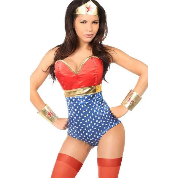 Lavish 3 PC Sexy Superhero Costume