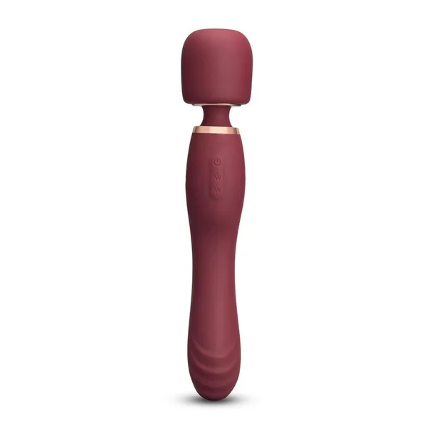 Le Wand Flat Top Fusion G Rechargeable Silicone Vibrator – Ruby Red