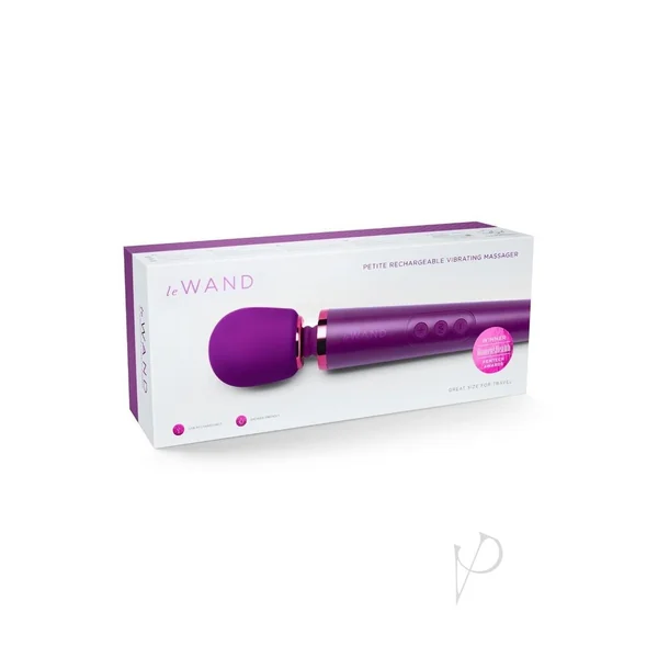Le Wand Petite Rechargeable Silicone Vibrating Massager - Cherry