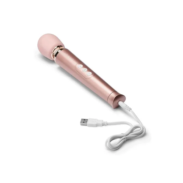 Le Wand Petite Rechargeable Silicone Vibrating Massager – Rose Gold