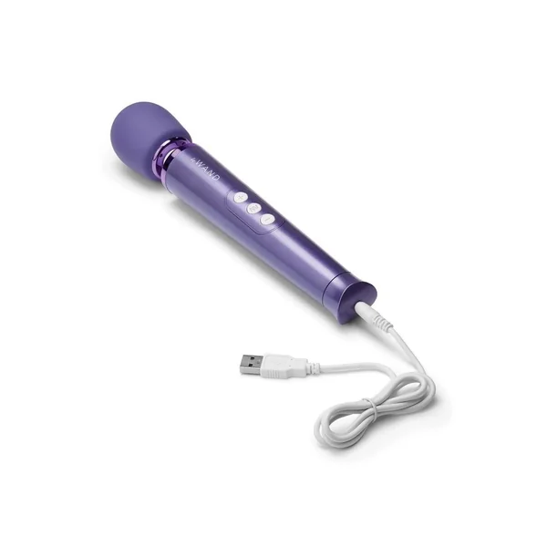 Le Wand Petite Rechargeable Silicone Vibrating Massager – Violet