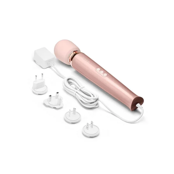 Le Wand Plugin Vibrating Massager – Rose Gold