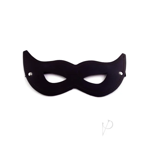 Leather Bondage Cat Mask Black Rouge Garments