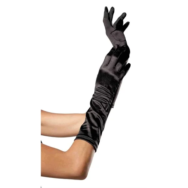 Leg Avenue Elbow Length Satin Gloves