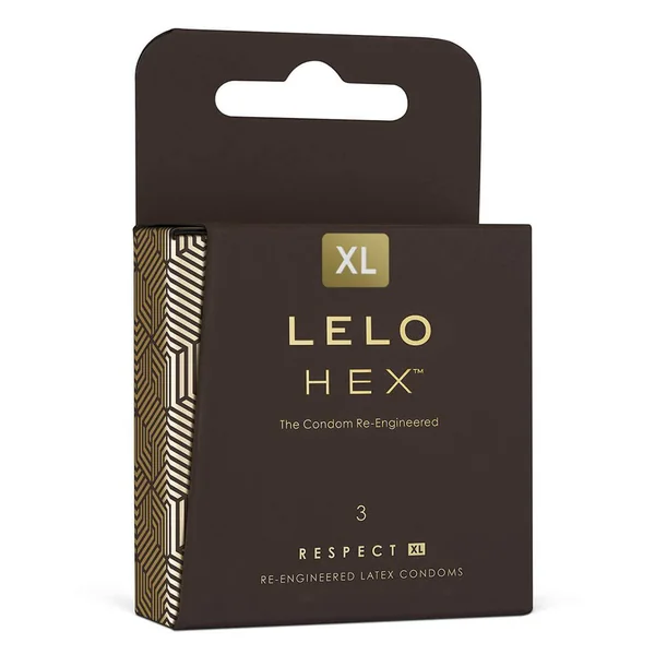 Lelo Hex Respect XL Honeycomb Condoms