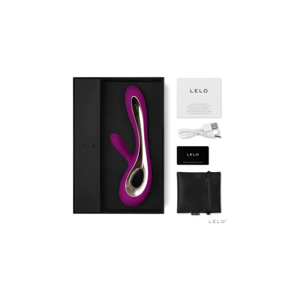 LELO SORAYA 2 Rabbit Vibrator, Deep Rose