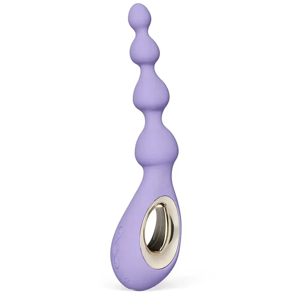 LELO SORAYA Beads Vibrating Anal Beads Massager Sex Toy Violet Dusk