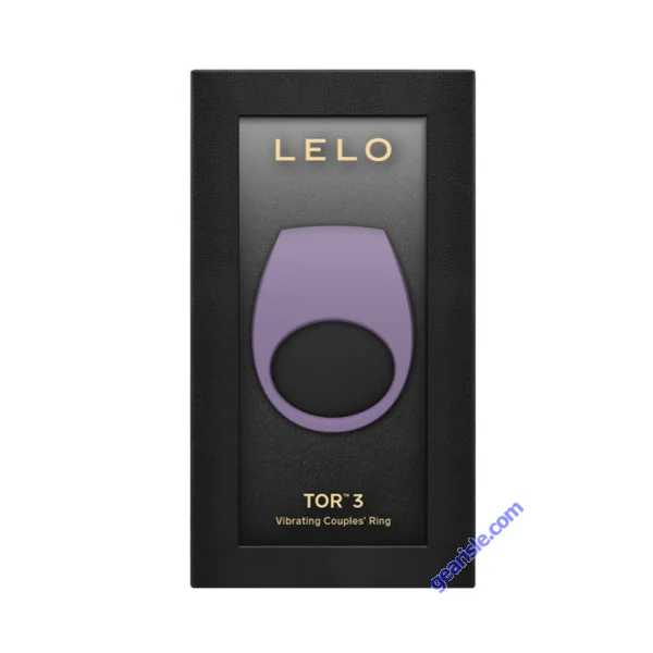 Lelo Tor 3 Violet Dust Vibrating Couples Cock Ring Rechargeable