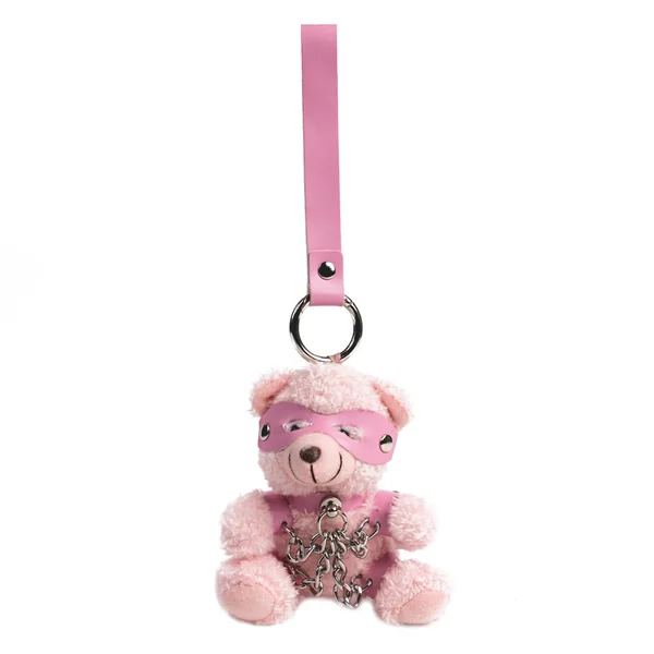 Leto Pink Faux Leather & Chain Harness Bondage Bear