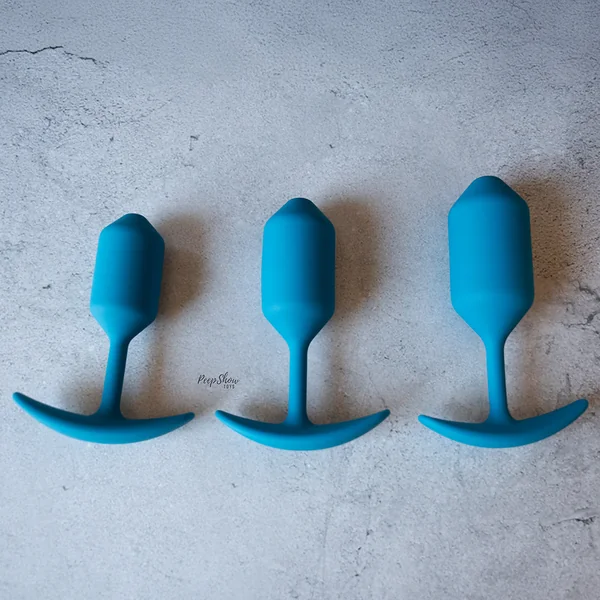 Levelz Silicone Weighted Anal Plug Training Kit - Set of 3