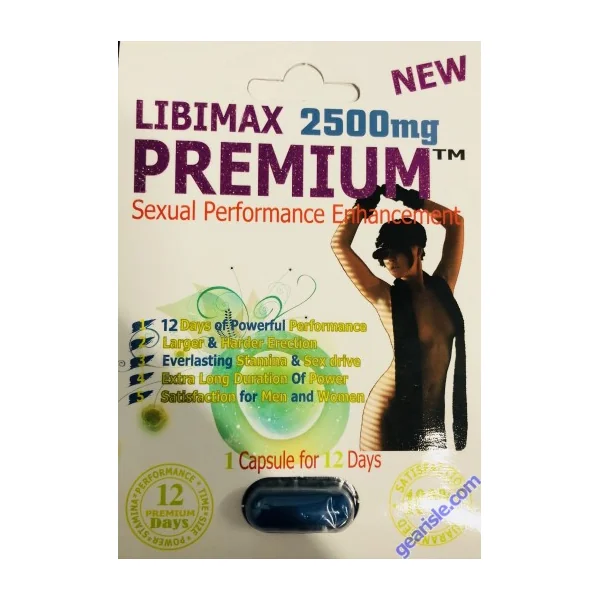 Libimax Premium 2500mg - Sexual Performance Enhancement for Men 1 Pill