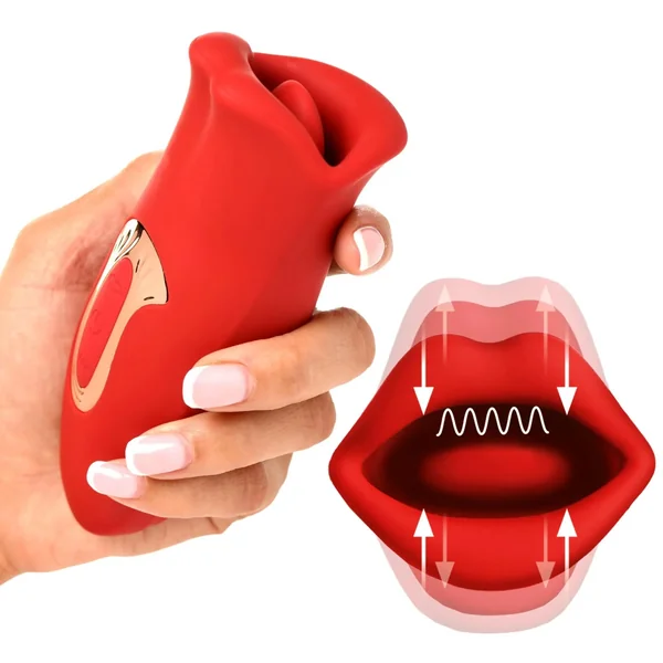 Lickgasm Lickgasm Kiss & Tell Mini Kissing & Vibrating Clitoral Stimulator