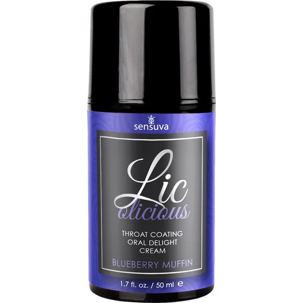 Licolicious Throat Coating Oral Delight Cream Blueberry Muffin 1.7oz