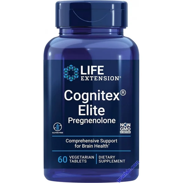Life Extension Cognitex Elite Pregnenolone 60 Vegetarian Tablets