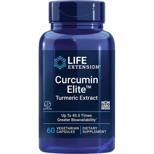 Life Extension Curcumin Elite Turmeric Extract 60 Vegetarian Caps