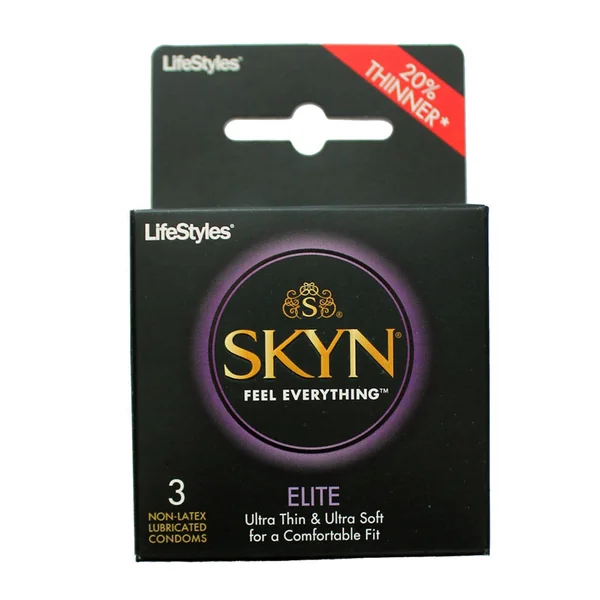 LifeStyles SKYN Elite Condoms 3 Pack