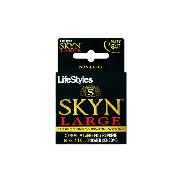 Lifestyles SKYN Large Polyisoprene Condoms (3 pack)