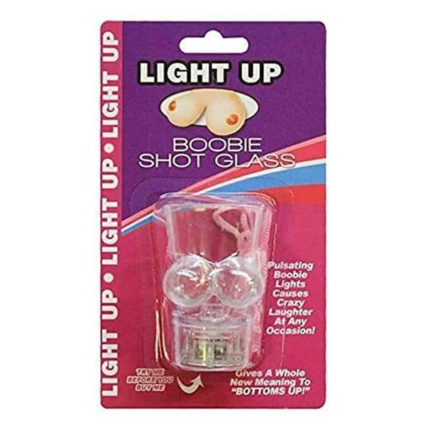 Light Up Boobie Shot Glass With String