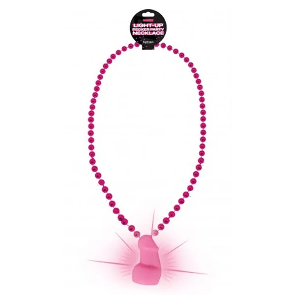 Light Up Pecker Party Necklace