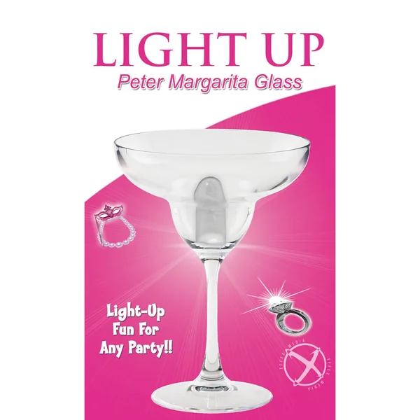 Light Up Peter Margarita Glass Bachelorette Party Supplies