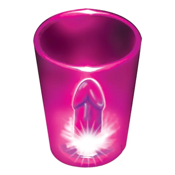 Light-up Pecker Shot Glass Drinking Barware Bachelorette Party Gags & Tricks